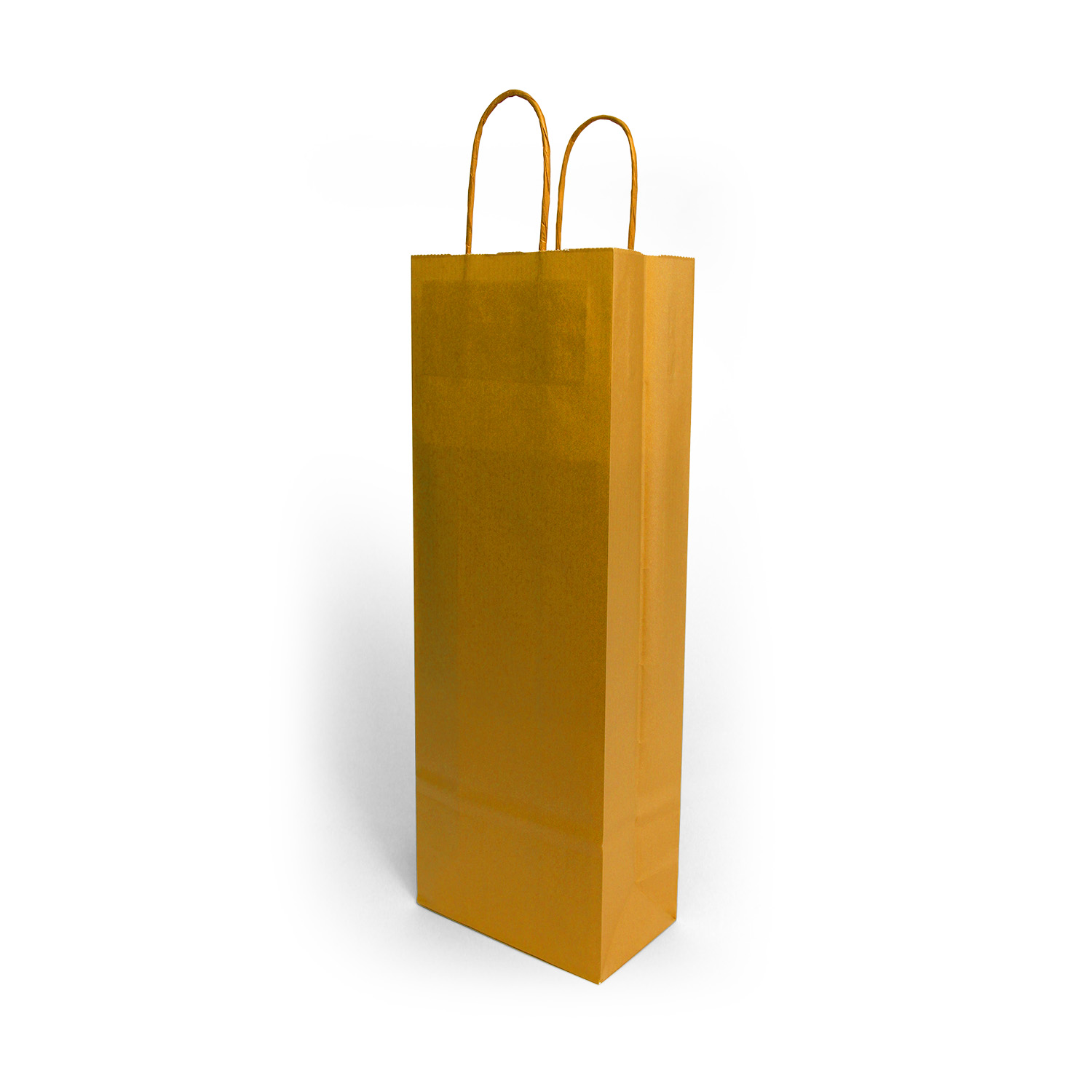 Papirnate vrećice za boce/butelje - zlatna - 140x80x390